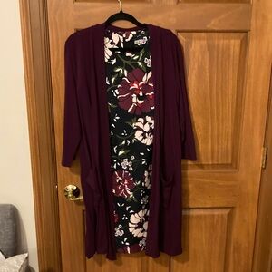 Tommy Hilfiger Women's Deep Purple Cardigan